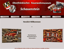 Tablet Screenshot of feuerwehrmuseum-oberfranken.de